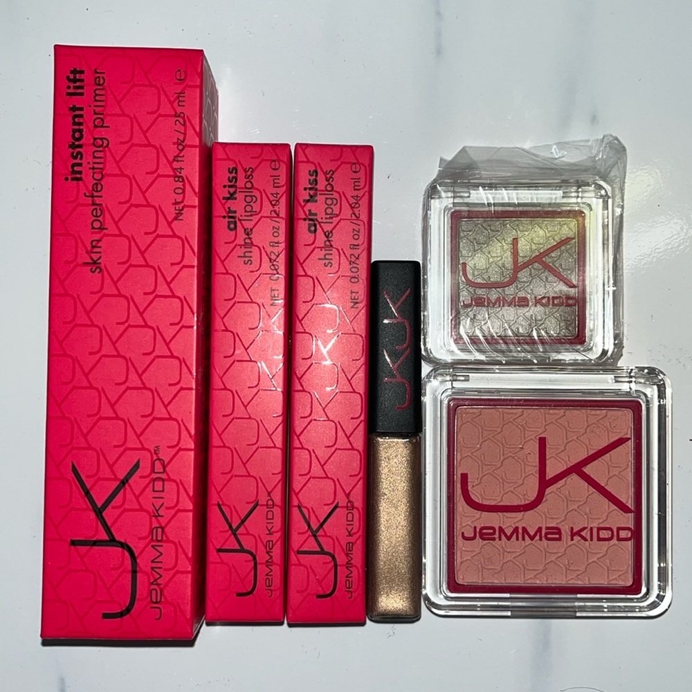 Lot of Jemma Kidd Makeup - Primer, Lipgloss, Blush, Eye Shadow